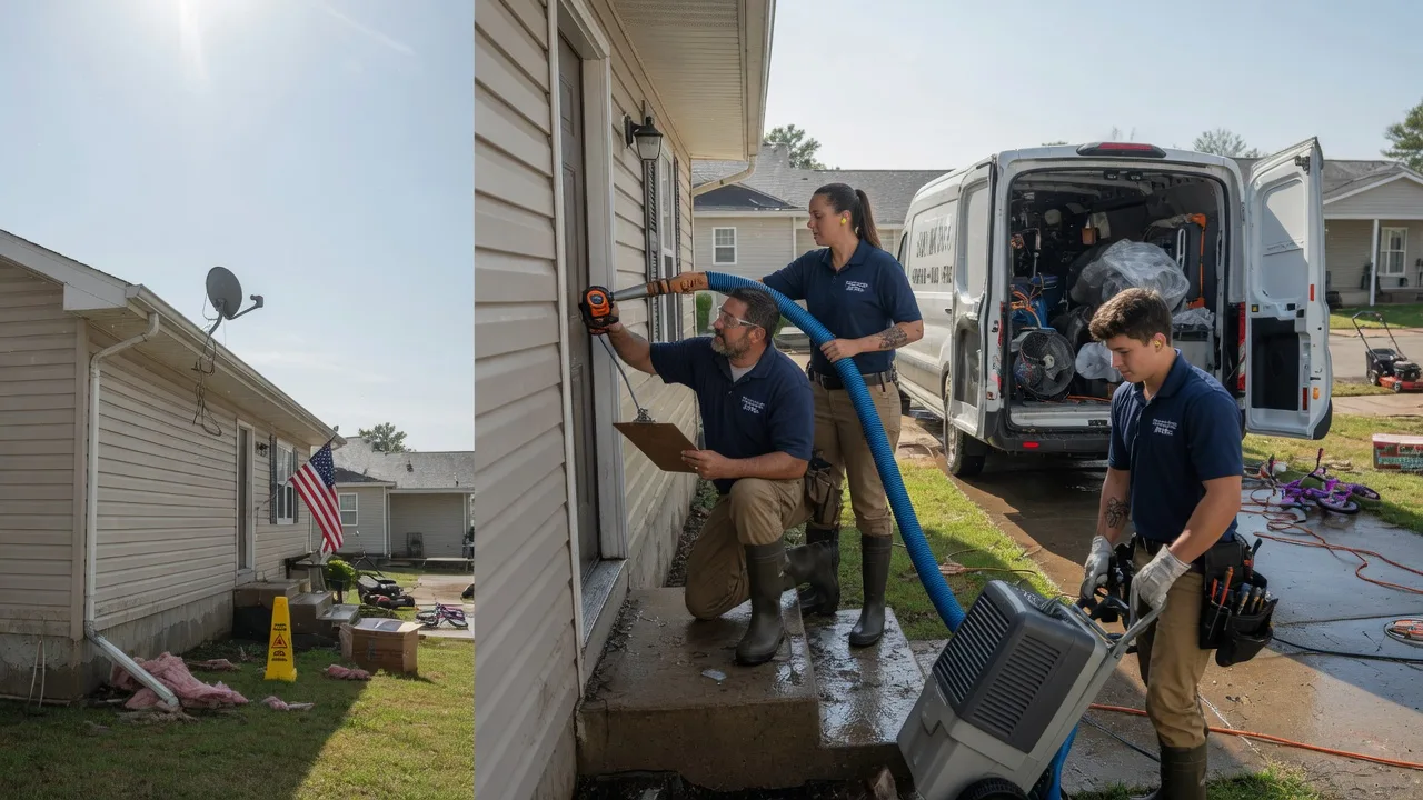 Ceiling Water Damage Restoration in Lynchburg, MO near me